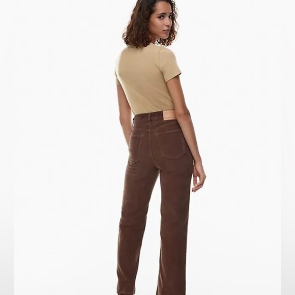 Aritzia Denim Forum The Arlo Brown New High Rise Ankle Length Jeans Sz 27 - Picture 3 of 15